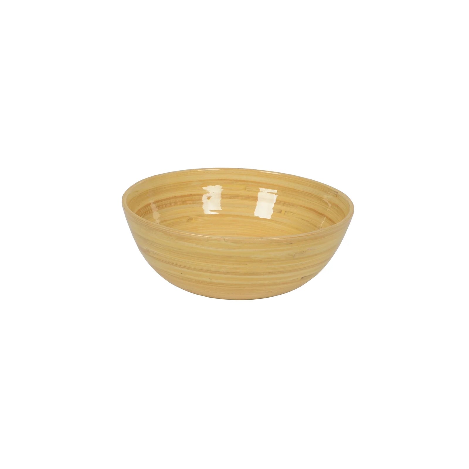 Shallow Bamboo Bowl in "Nature", Medium - Lacuisinebozeman