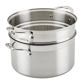 8 QT Stainless Steel Pasta Insert - Lacuisinebozeman