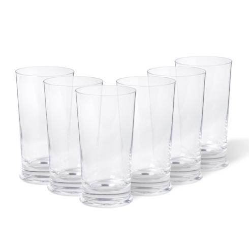 Terrazza Highballs 19oz, Clear Set/6 - Lacuisinebozeman