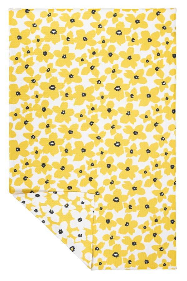 Vibe Recycled Towel - Buttercup Floral - Lacuisinebozeman