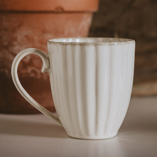 *NEW* Scalloped Figural Coffee Mug - Home Decor & Gifts - Lacuisinebozeman