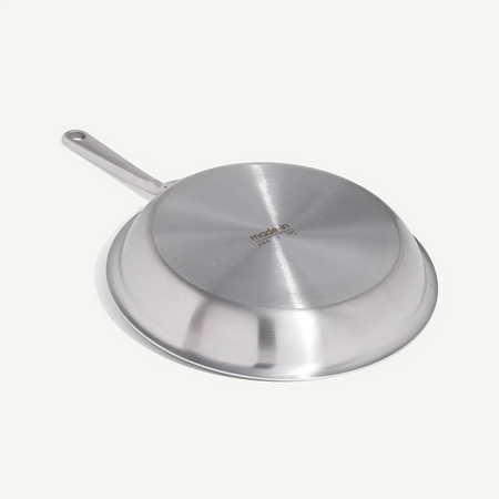 12" Ceramic Clad Frying Pan - Sand - Lacuisinebozeman