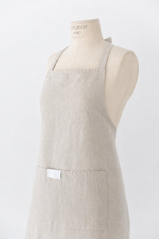 Apron - Linen Bistro Apron, Oatmeal