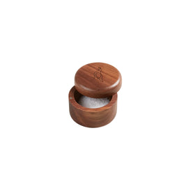 Solid Walnut Salt Keeper - Lacuisinebozeman