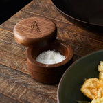 Solid Walnut Salt Keeper - Lacuisinebozeman
