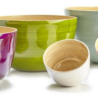 Shallow Bamboo Bowl in "Nature", Medium - Lacuisinebozeman