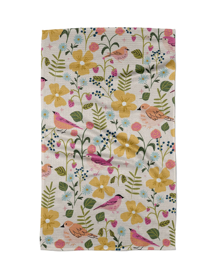 Summer Songbirds Tea Towel - Lacuisinebozeman