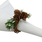 Rustic Charm Pine Cone Napkin Ring - Lacuisinebozeman