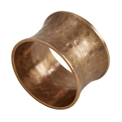 Hammered Napkin Rings - Dark Gold Set/4 - Lacuisinebozeman