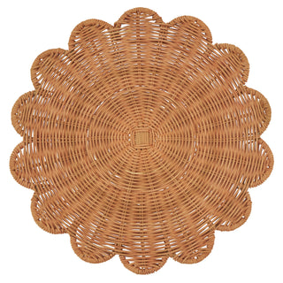 Rattan Charger Placemats - Rust Set/4 - Lacuisinebozeman