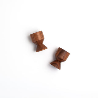 Walnut Wood Egg Cup - Kitchen Serving Utensil - Lacuisinebozeman