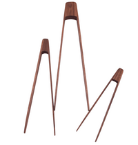9” Walnut Wood Tongs: Medium - Lacuisinebozeman