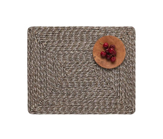 Atticus Rectangular Espresso Placemat Set/4, Jute - Lacuisinebozeman