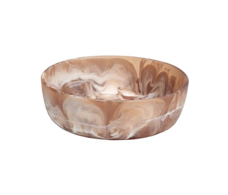 Hugo Brown Swirled Serving Bowl Set/2, Small - Lacuisinebozeman