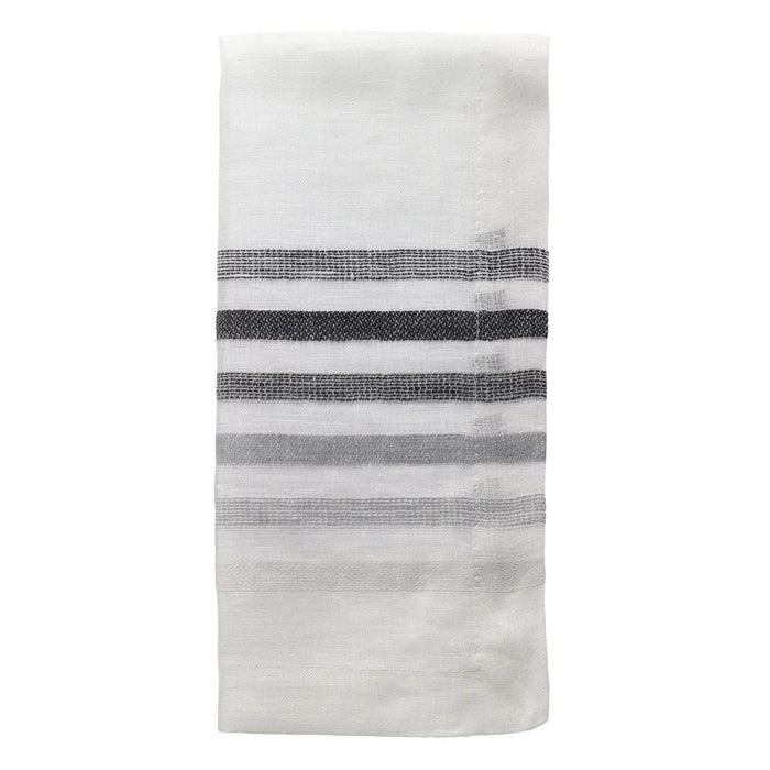 Logan Black Napkins, Set/4 - Lacuisinebozeman