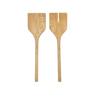 13" Maple Wooden Salad Servers - Lacuisinebozeman