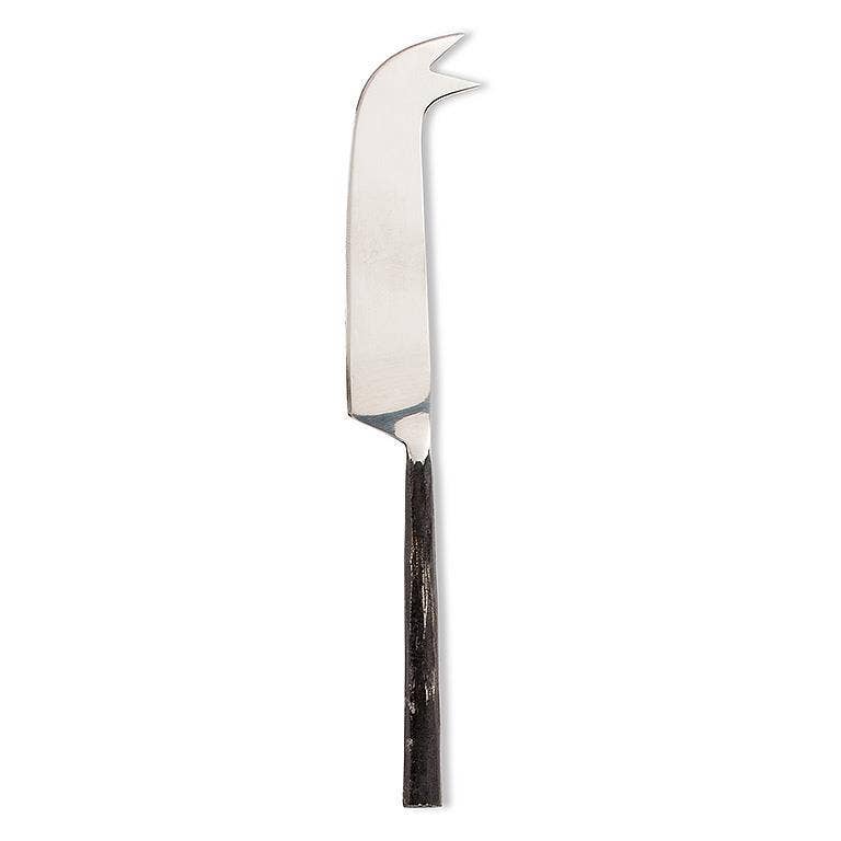Rustic Blk Cheese Knife-7.5"L - Lacuisinebozeman