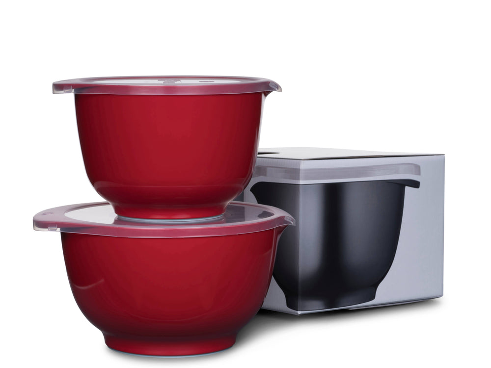 Black Margrethe Bowl Set/2L & 3L bowls & lids - Lacuisinebozeman