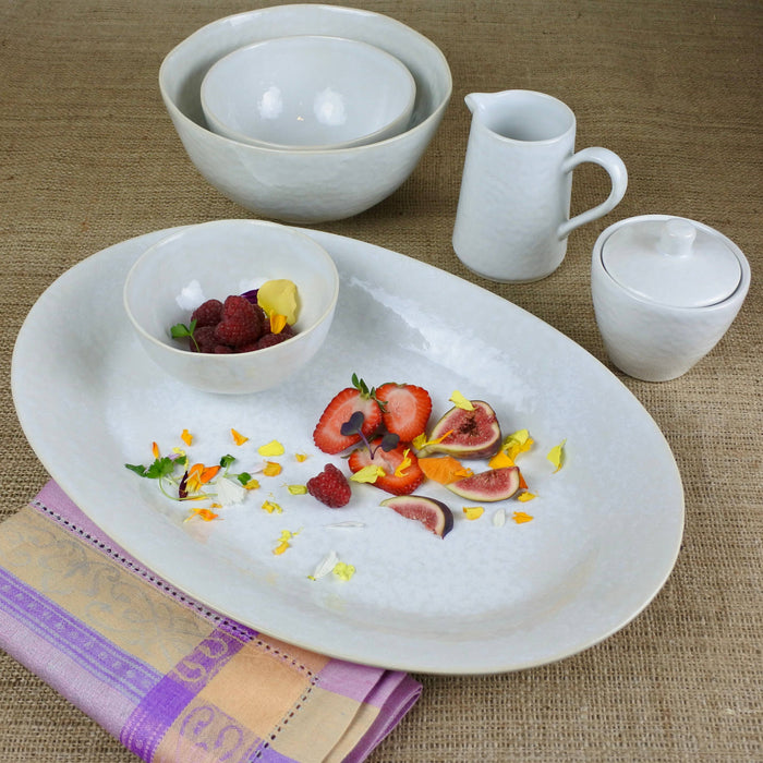 Cozina White Oval Platter - Lacuisinebozeman