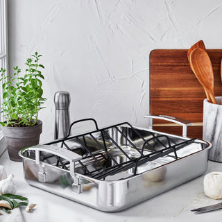15.75" Stainless Roasting Pan - Lacuisinebozeman