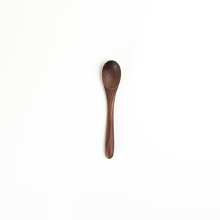 5’’ Walnut Wood Petite Spoon - Flatware & Serveware - Lacuisinebozeman