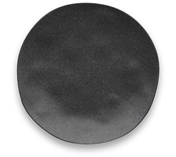 Planta Matte Black Dinner Plate - Lacuisinebozeman