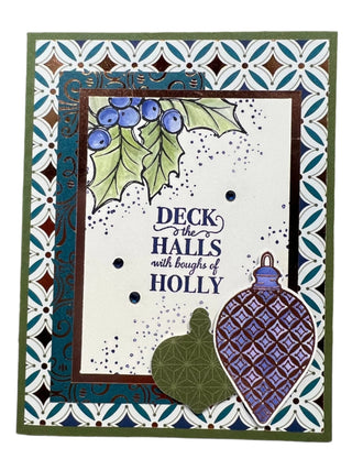 Deck the Halls Christmas Card - Lacuisinebozeman