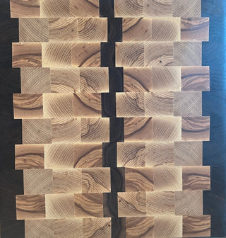 Square End Grain Butcher Block, 16x16x2 - Lacuisinebozeman