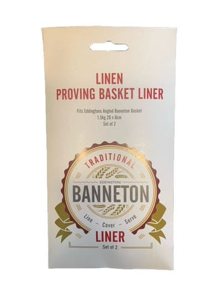 EDDINGTONS Proofing Basket Liner 2/ST Fits Angled 26x8cm - Lacuisinebozeman