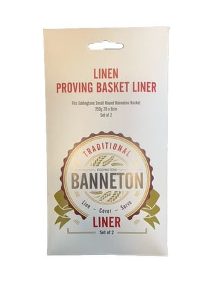 EDDINGTONS Proofing Basket Liner 2/ST Fits Small Round 20x8cm - Lacuisinebozeman