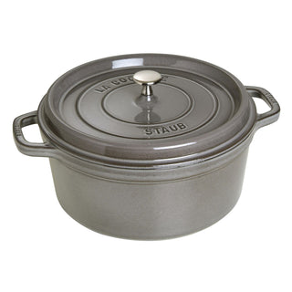 Cocotte Round 7 QT Graphite - Lacuisinebozeman