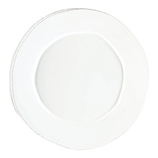 Lastra White Round Platter - Lacuisinebozeman