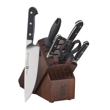 Pro 7 Pc. Acacia Knife Block Set - Lacuisinebozeman
